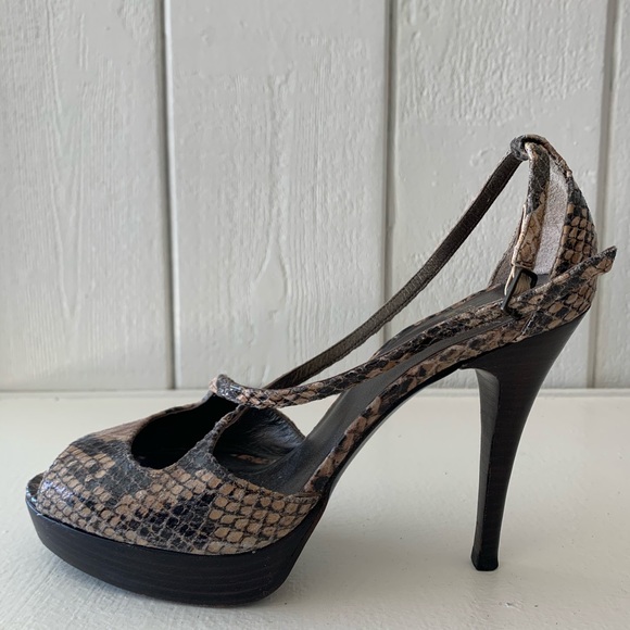 Stuart Weizman platform Sandals Sz 7 - Picture 3 of 6